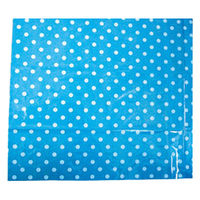 福井化成 ポリ風呂敷 水玉 100角 ブルー 190391 1ケース(500個(50個×10))（直送品）