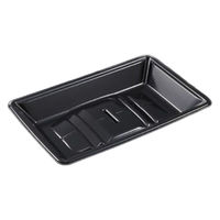 中央化学 発泡トレー 美栄え桶 25-15 黒 00770175 1袋(50個)（直送品）