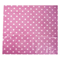 福井化成 ポリ風呂敷 水玉 80角 ピンク 190396 1ケース(1000個(50個×20))（直送品）