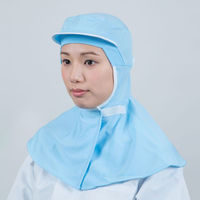 日本フィットフード 衛生用帽子 フィットフード FH-210B ブルー L 00471665 1袋(5個)（直送品）