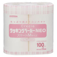 日本製紙クレシア クレシアクッキングペーパーNEOスマートMサイズ100カット2ロールクレシア 38770 1ケース(6個(1個×6))（直送品）