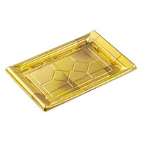 中央化学 刺身容器 CF宴角 30-20 煌々G-BK 身 00763984 1ケース(300個(20個×15))（直送品）