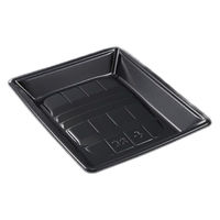 中央化学 発泡トレー 美栄え桶 20-24 黒 00770260 1袋(50個)（直送品）