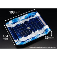 リスパック 寿司容器 バイオPS うつくし盛 20BZ リアス青 RRB8165 1袋(50個)（直送品）