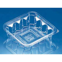 リスパック 透明カップ バイオ 125角230 BS PABJ198 1ケース(1500個(100個×15))（直送品）