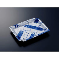 中央化学 刺身容器 CF かく鉢 22-17 さおりB-BK 身 00760472 1袋(50個)（直送品）