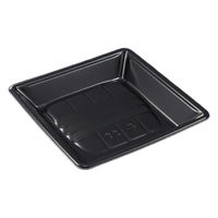 中央化学 発泡トレー 美栄え桶 20-20 黒 00770254 1袋(50個)（直送品）