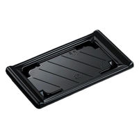 中央化学 寿司容器 CF宴角 10-2 黒-BK 身 00647319 1袋(50個)（直送品）