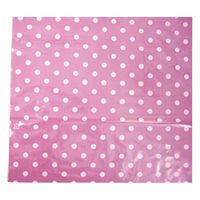 福井化成 ポリ風呂敷 水玉 60角 ピンク 190392 1ケース(1000個(50個×20))（直送品）