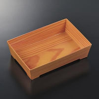 中央化学 寿司容器 SKS 17-12(43) 木目 身 00778739 1ケース(400個(25個×16))（直送品）