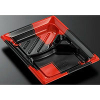 中央化学 弁当容器 CT みちる K23-18L 角R-BK 身 00672287 1ケース(800個(50個×16))（直送品）