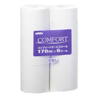 日本製紙クレシア トイレットペーパー コンフォート サービスロール 170m(芯なし)6ロール 11295 1ケース(8個(1個×8))（直送品）