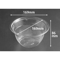 リスパック 冷麺容器 バイオ BOWL本体(M) TN PBCP533 1ケース(600個(50個×12))（直送品）