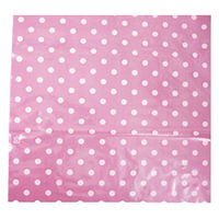 福井化成 ポリ風呂敷 水玉 100角 ピンク 190390 1ケース(500個(50個×10))（直送品）