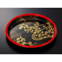 中央化学 寿司桶 HS 桶 M400 花泉-BK 身LL 00768080 1袋(10個)（直送品）