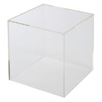 クルーズ アクリル什器 アクリルボックス5面体 15cm角 AB-150 1ケース(18個(1個×18))（直送品）