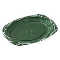 中央化学 軽食容器 CTグルメハウス D24 ベルGN-BK 00707851 1袋(50個)（直送品）