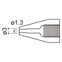 HAKKO ノズル 1.3mm 815/816用 A1501 1個（直送品）