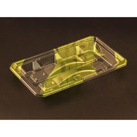 リスパック 鮮魚トレー バイオ 鮮やぎ 25-15T はやて緑 FATU543 1袋(50個)（直送品）