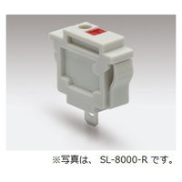サトーパーツ パネル取り付け型スクリューレス端子台 7.62mm 1穴/極 1極 灰 SL-8000-GY 1個（直送品）