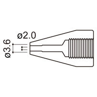 HAKKO ノズル 2.0mm 815/816用 A1503 1個（直送品）