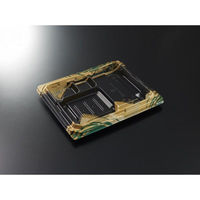 中央化学 弁当容器 CT宝台膳 23-19E 風葉BK 身 00772331 1ケース(600個(50個×12))（直送品）