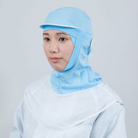 日本フィットフード 衛生用帽子 フィットフード FH-351B ブルー L 00601555 1袋(5個)（直送品）