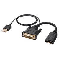 サンワサプライ  DVI-DisplayPort変換アダプタ（4K/30Hz） AD-DVDP01（直送品）