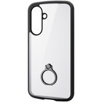 G254 ケース ハイブリッド 衝撃吸収 軽量 薄型 リング付 ブラック PM-G254TSLFCRBK エレコム 1個（直送品）