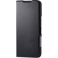 AQUOS wish5 (SH-52F) ケース レザー 手帳型 超軽量 ブラック PM-S251PLFUBK エレコム 1個（直送品）
