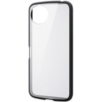 AQUOS wish5 (SH-52F) ケース ハイブリッド 衝撃吸収 ブラック PM-S251TSLFCBK エレコム 1個（直送品）