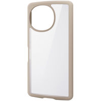 AQUOS R10 (SH-51F) ケース ハイブリッド 衝撃吸収 カフェオレ PM-S252TSLFCBE エレコム 1個（直送品）