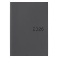 無印良品 月曜始まりマンスリー ウィークリースケジュール帳 ２０２５年１２月始まり Ｂ５ ダークグレー 良品計画