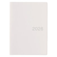 無印良品 月曜始まりマンスリー ウィークリースケジュール帳 ２０２５年１２月始まり Ａ５ ホワイトグレー 良品計画