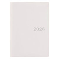 無印良品 月曜始まりマンスリー ウィークリースケジュール帳 ２０２５年１２月始まり Ａ６ ホワイトグレー 良品計画