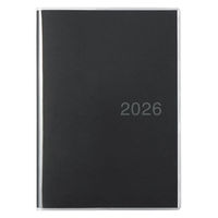 無印良品 一覧できるスケジュール帳 マンスリー デイリー ２０２５年１２月始まり 月曜始まり Ａ５ 黒 良品計画