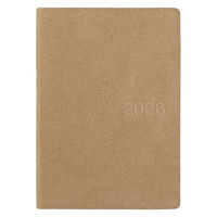 無印良品 スエード調月曜始まりマンスリー ウィークリースケジュール帳 ２０２５年１２月 Ｂ６ ベージュ 良品計画