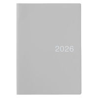 無印良品 月曜始まりマンスリー ウィークリースケジュール帳 ２０２５年１２月始まり Ｂ５ グレー 六輝 祝日 月齢なし 良品計画