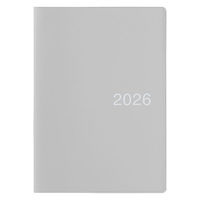 無印良品 月曜始まりマンスリー ウィークリースケジュール帳 ２０２５年１２月始まり Ａ５ グレー 六輝 祝日 月齢なし 良品計画