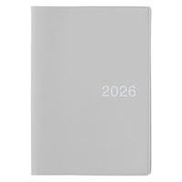 無印良品 月曜始まりマンスリー ウィークリースケジュール帳 ２０２５年１２月始まり Ｂ６ グレー 六輝 祝日 月齢なし 良品計画
