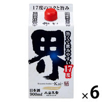 小山本家 界 （かい） 900ml パック 1セット（1本×6） 日本酒