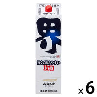 小山本家 界 （かい） 17度 2L パック 1セット（1本×6） 日本酒