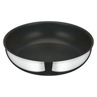 サーモス 取っ手のとれるフライパン 26cm IH/ガス火対応 ステンレス KVF-026 S 1個 食洗機対応 フッ素化合物不使用