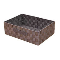 MISM CESTAFINO ベルトボックス 横ハーフ ダークブラウン 1セット(1個×18)（直送品）