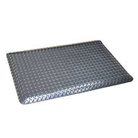 MISM 静電気対応クッションマット60x90cm 黒 1枚 1セット(1枚×4)（直送品）