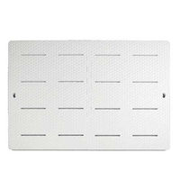 MISM ジョイントバスマット ホワイト 1セット(1個×15)（直送品）