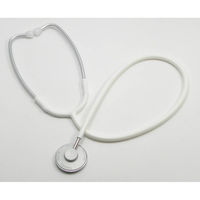 ケンツメディコ シングル聴診器(シングルタイプ 内バネ式)ホワイト 軽量 ベーシック 日本製 NO.110 1個（直送品）