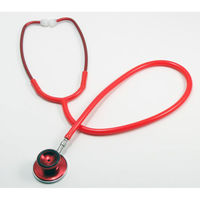 ケンツメディコ ダブル聴診器(ダブルタイプ 内バネ式)レッド 軽量 ベーシック 日本製 NO.120 1個（直送品）