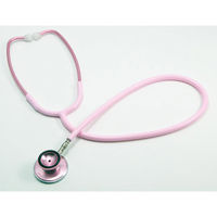 ケンツメディコ ダブル聴診器(ダブルタイプ 内バネ式)ピンク 軽量 ベーシック 日本製 NO.120 1個（直送品）