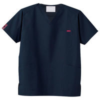 【再検品商品】フォーク スクラブ ダークネイビー LL 7000SC-17 1枚　スクラブ（わけあり品）